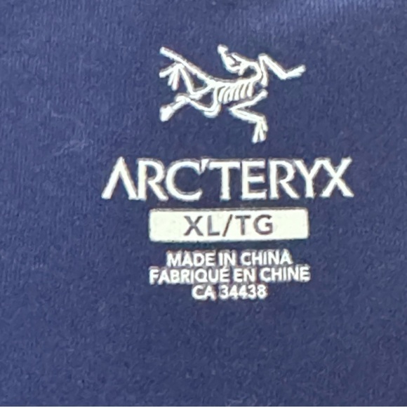 Arc’teryx Blue Vneck Cotton Short Sleeve T Shirt Size XL - Picture 9 of 10